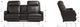 La-Z-Boy® Finley Oyster Manual Wall Reclining Loveseat with Console-2