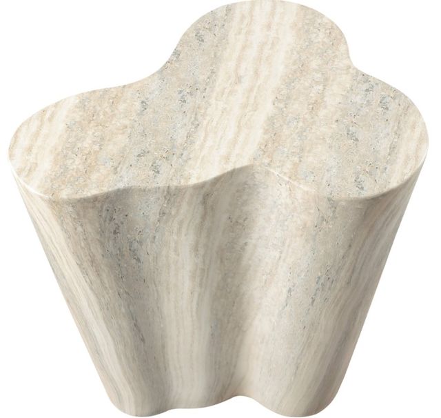 Meridian Furniture Monza Travertine End Table-4