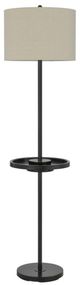 Cal® Lighting & Accessories Crofton Dark Bronze Floor Lamp with Tray Table-0