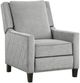 Homelegance® Banks Gray Manual Push Back Recliner-0