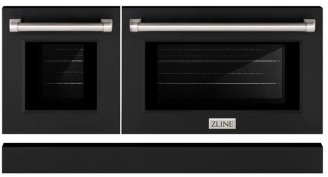 ZLINE 36" Black Matte Range Door-0