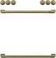Café™ Brushed Brass Front Control Gas Knobs and Handle Kit-1