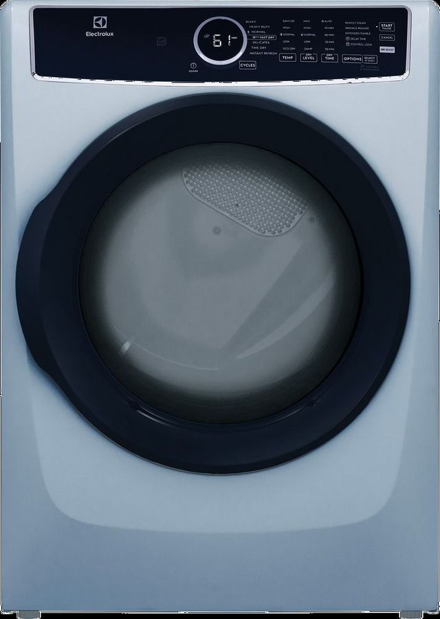 Electrolux 8.0 Cu. Ft. Glacier Blue Front Load Electric Dryer