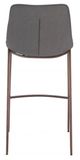 Zuo® Modern Magnus Slate Gray/Walnut Barstool-3