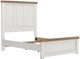 Benchcraft® Savonport Brown/White Queen Panel Bed-3