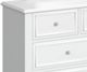 Elements International Jesse White Dresser and Mirror-1