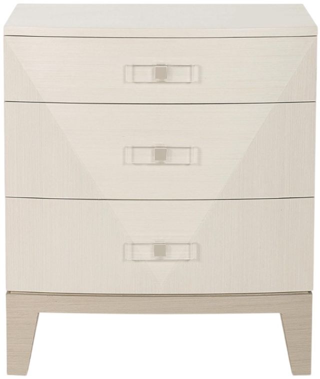 Bernhardt Axiom Linear White Nightstand-0