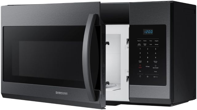 Samsung 1.7 Cu. Ft. Fingerprint Resistant Black Stainless Steel Over The Range Microwave-3