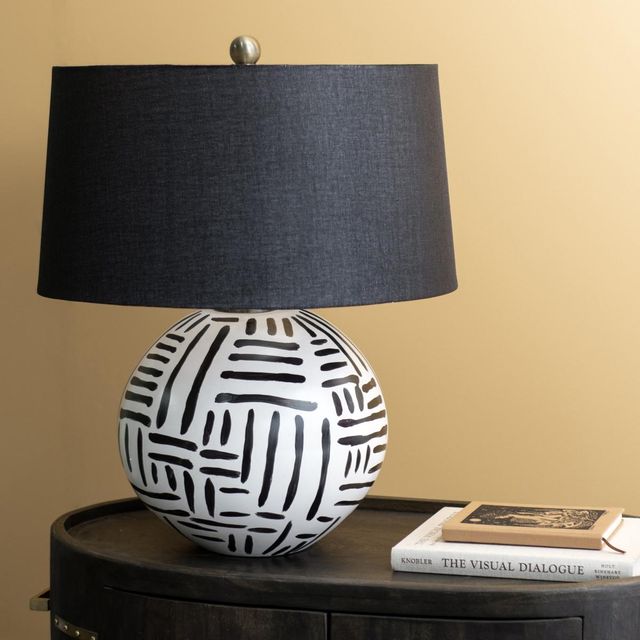 Renwil® Milka Cream & Black Table Lamp-3