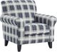 Fusion Furniture Truth or Dare Stanza Navy Accent Chair-0