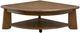 Magnussen Home® Tanner Tawny Brown Pie Shaped Lift Top Cocktail Table with Casters-2