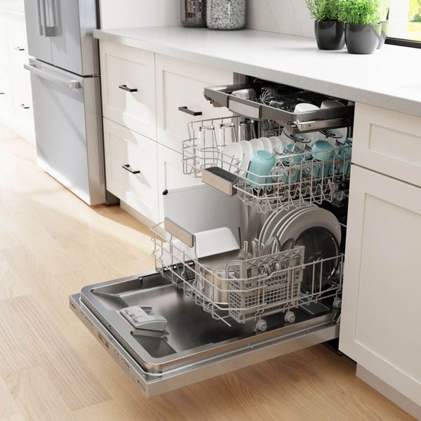 Bosch Benchmark 24" Stainless Steel Top Control Built In Dishwasher