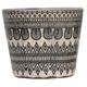A & B Home 3-Piece Black/White Garden Planter Set-4