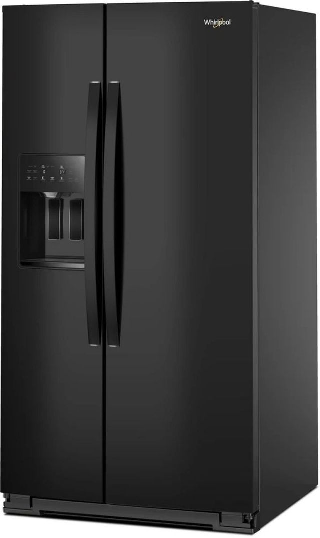 Whirlpool® 36" 28 Cu. Ft. Black Side-by-Side Refrigerator-3