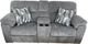 Affordable Furniture 1400 Kynance Gray Manual Reclining Loveseat-0