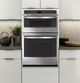 GE Profile™ 27" Stainless Steel Oven/Microwave Combo Electric Wall Oven-4