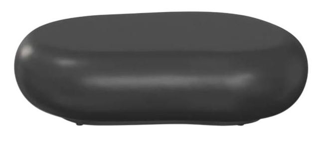 Sunset West Pebble Dark Gray Concrete Outdoor Coffee Table -1