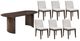 New Classic® Home Furnishings Kody 5-Piece Cream/Walnut Oval Dining Table Set-0