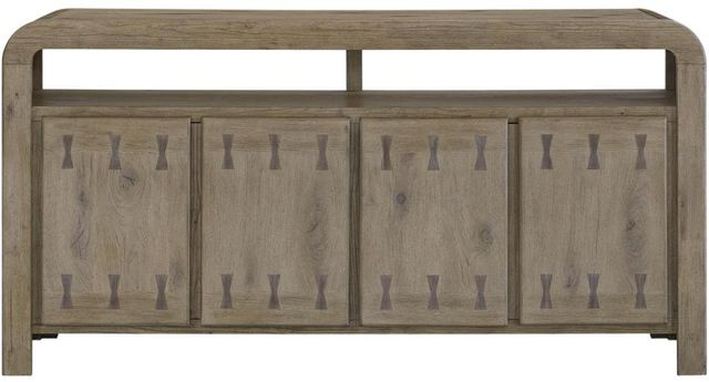 Bernards Pagosa Beige 72" Bowtie Console-2