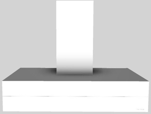 Vent-A-Hood® 42" White Contemporary Wall Mounted Range Hood-0