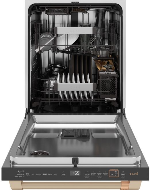 Cafe™ 24" Matte White Top Control Built In Dishwasher-3