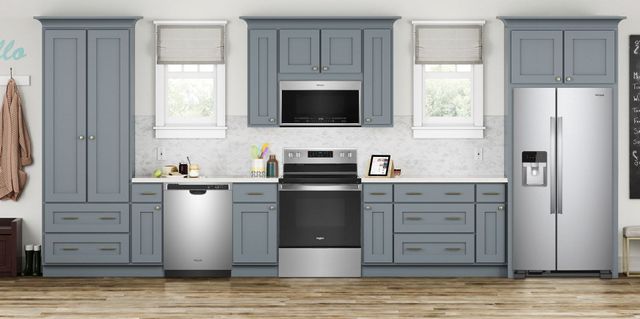 Whirlpool® 4 Piece Fingerprint Resistant Stainless Steel Kitchen Package-1