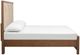 Magnussen Home® Callisto Bourbon Brown California King Panel Bed with Upholstered Headboard-3