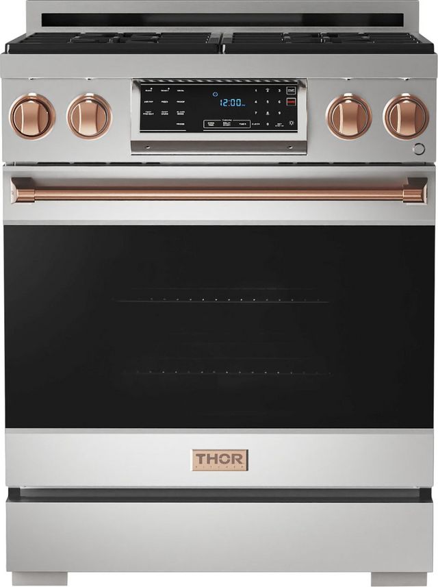 Thor Kitchen® Gordon Ramsay Series 30" Stainless Steel Pro Style Gas Range-0