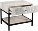 Moe's Home Collection Faceout Whitewash Nightstand-1