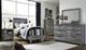 Signature Design by Ashley® Baystorm 2-Piece Gray Twin Panel Headboard Set-3