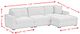 Elements International Arizona 3-Piece Steno Beige Right-Arm Facing Sectional and Chaise-2
