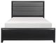 Mazin Furniture Cordelia Espresso Eastern King Bed-0