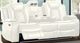 New Classic® Home Furnishings Orion White Manual Sofa with Dual Recliner-0