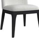 Elements International Rosalie Black/Gray Upholstered Dining Side Chair-3