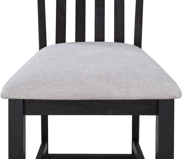 Crown Mark Delfin Black/Light Gray Counter Height Chair-1