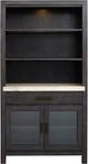 Magnussen Home® Plum Creek Marble/Ravenwood Black Display Cabinet-2