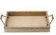 A & B Home Set of 2 Beige Decorative Trays-3