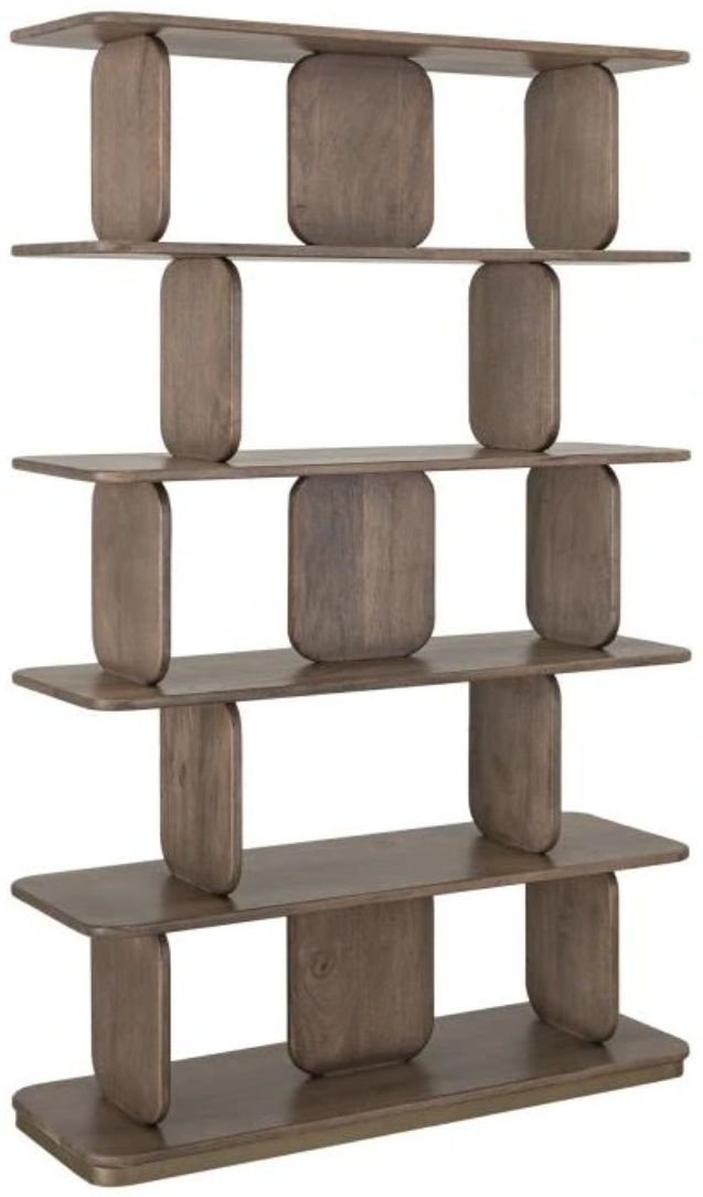International Furniture Direct Mezquite Natural Bookcase-0