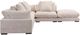 Moe’s Home Collection Tumble Dream 5-Piece Cappuccino L-Shaped Modular Sectional and Ottoman-2