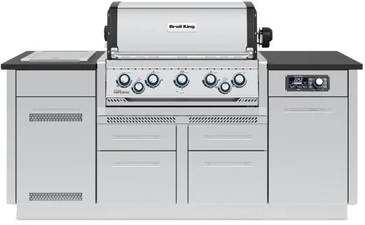 Broil King Imperial™ QS 590i 79" Stainless Steel Liquid Propane Kitchen Kit-0