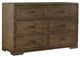Westwood Design Dovetail Graphite 6-Drawer Dresser-0