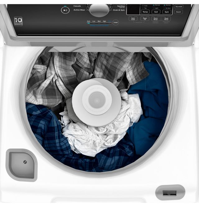GE® 4.5 Cu. Ft. White Agitator Top Load Washer with Water Level Control-2