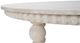 Elizabeth Ann Home Everly White Round Dining Table-3