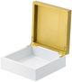 A & B Home Gold/White Wooden Decorative Butterfly Box-4