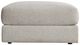Bernhardt Vista Bernhardt Living Gray Ottoman-2