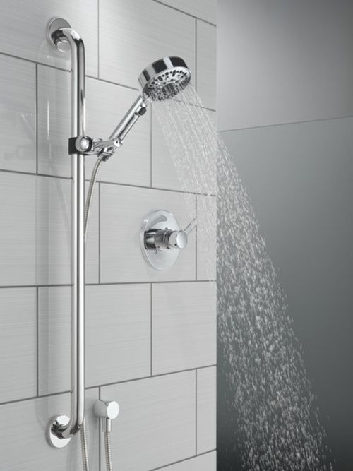 Peerless Precept® Chrome Valve Only and Hand Shower-1