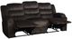 New Classic® Home Furnishings Willow Brown Manual Dual Reclining Sofa-3