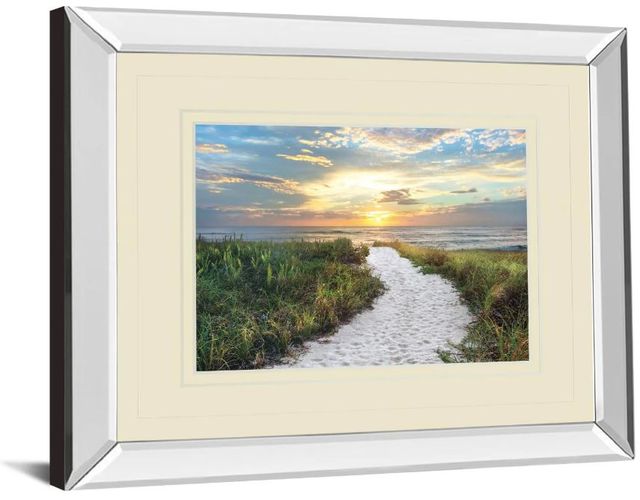 Classy Art Morning Trail by Celebrate Life Gallery Mirror Framed Wall Art-1