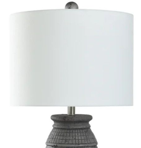StyleCraft Natural Gray Table Lamp-1