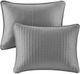 Olliix by Madison Park Grey Full/Queen Keaton Reversible Coverlet Set-1
